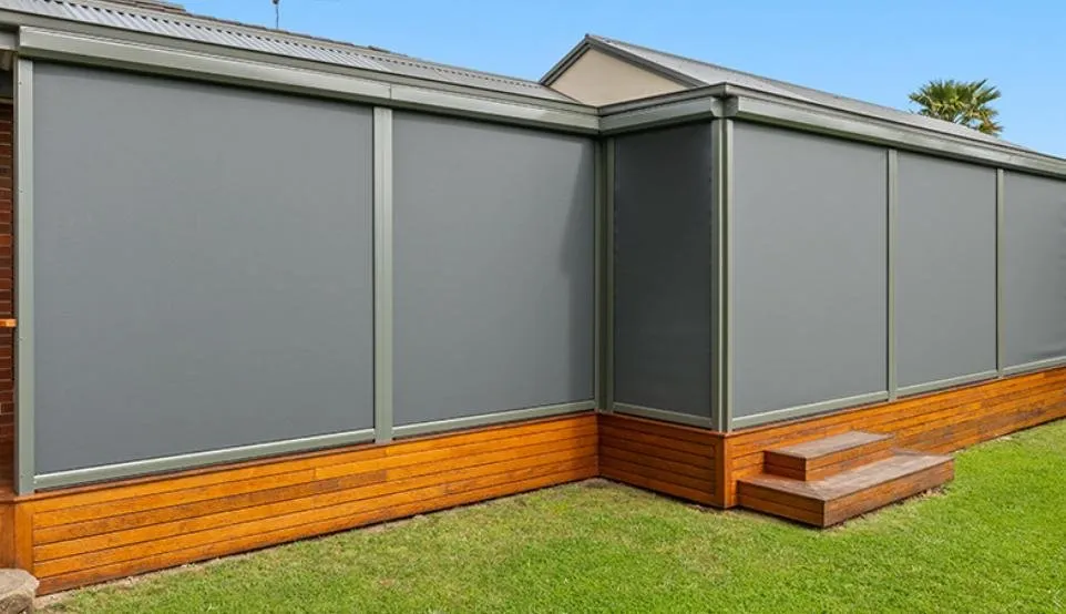 Outdoor blinds installed by Galaxy Blinds, project photo 3